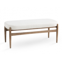 XC Salina Bench: White Boucle